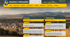 Desktop Screenshot of martinicevkrk.cz