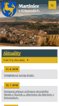 Mobile Screenshot of martinicevkrk.cz